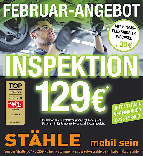 Auto Stähle, 3.-beste freie Werkstatt in Deutschland 2013 Auto Stähle, 3.-beste freie Werkstatt in Deutschland 2013